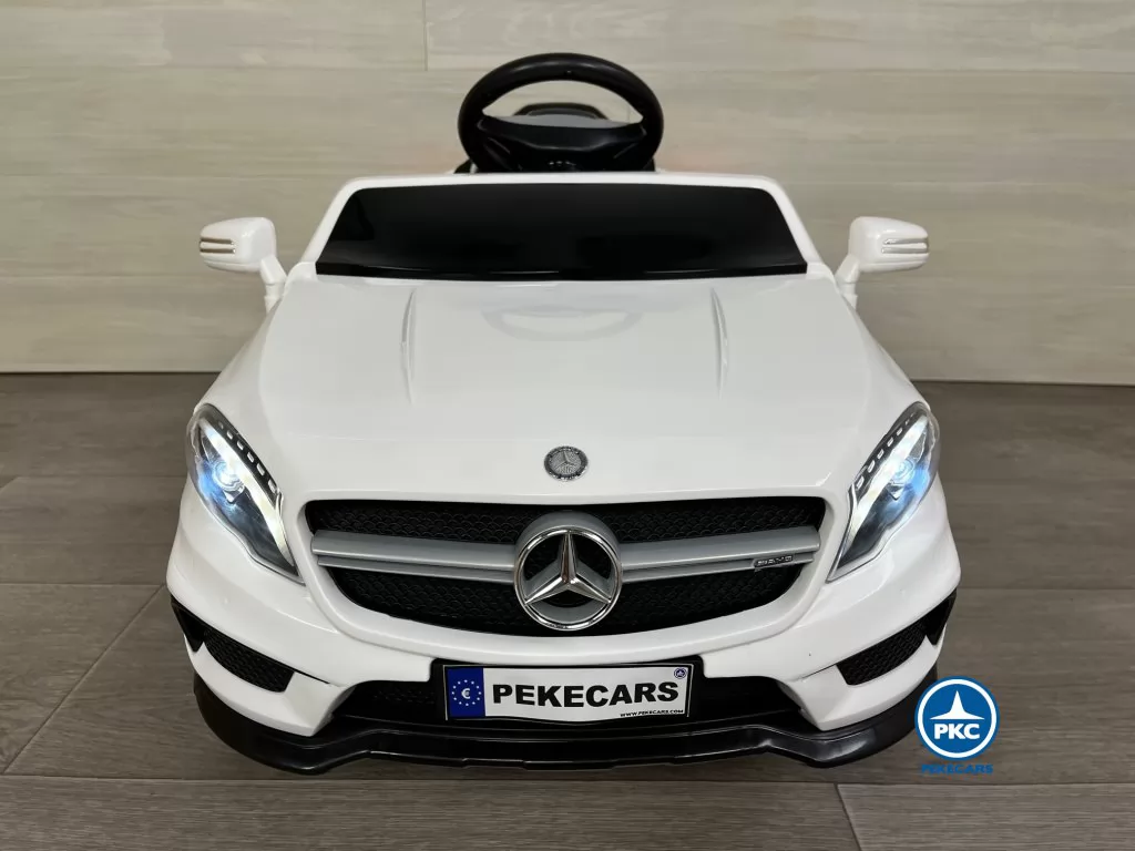Coche eléctrico para niños mercedes GLA45 Blanco