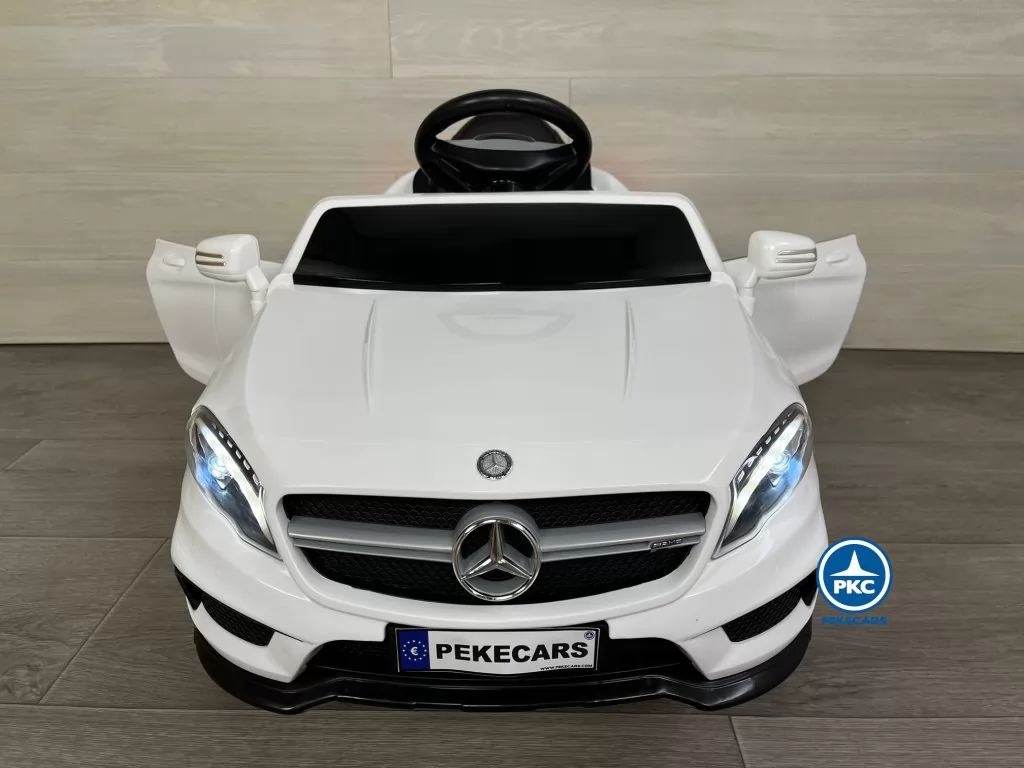 Coche eléctrico para niños mercedes GLA45 Blanco