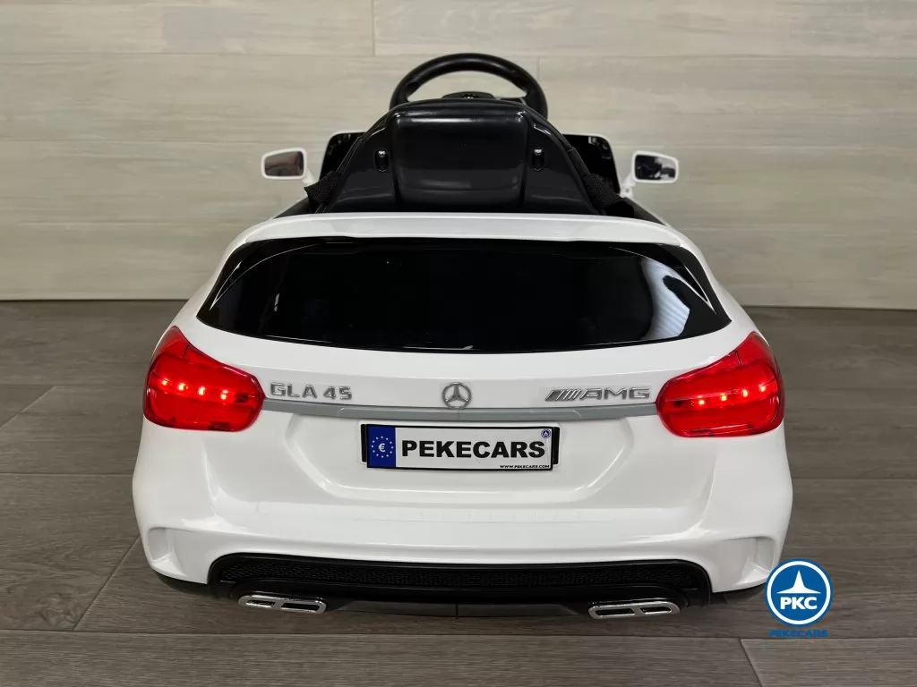 Coche eléctrico para niños mercedes GLA45 Blanco