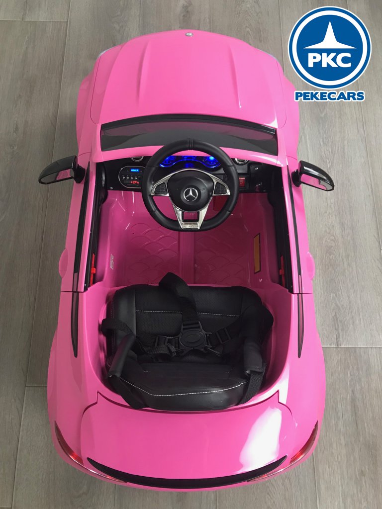 Coche electrico para niños Mercedes C63 Rosa