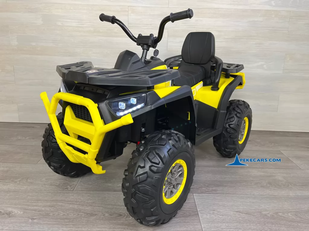 Quad eléctrico para niños Desert 12V 2.4G Amarillo perspectiva
