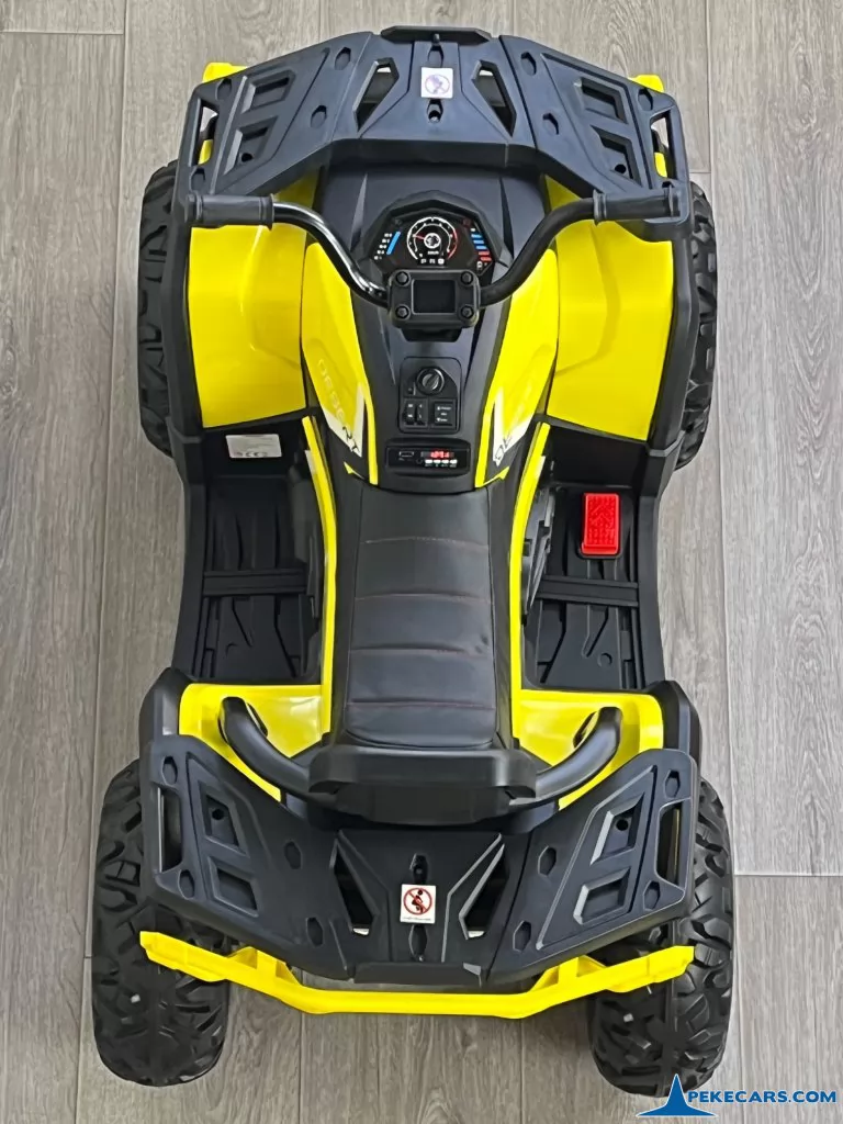 Quad eléctrico para niños Desert 12V 2.4G Amarillo vista aérea
