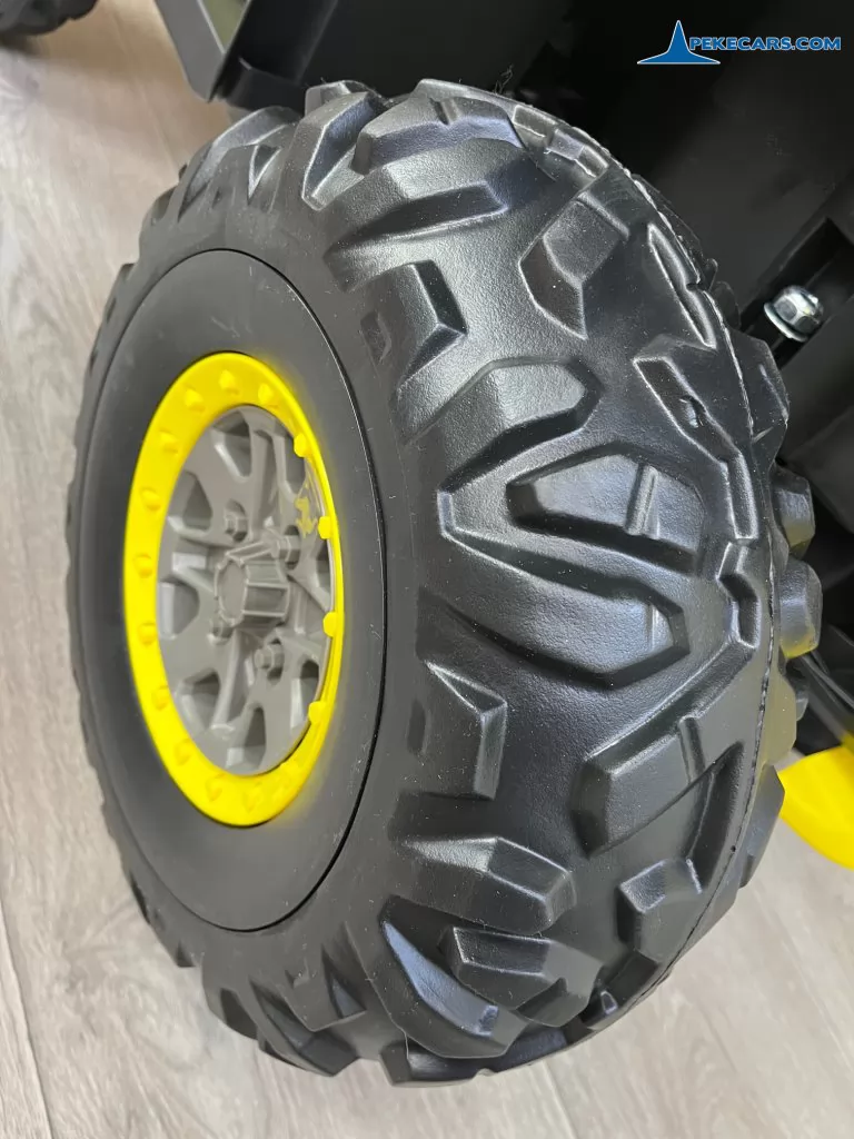 Quad eléctrico para niños Desert 12V 2.4G Amarillo rueda