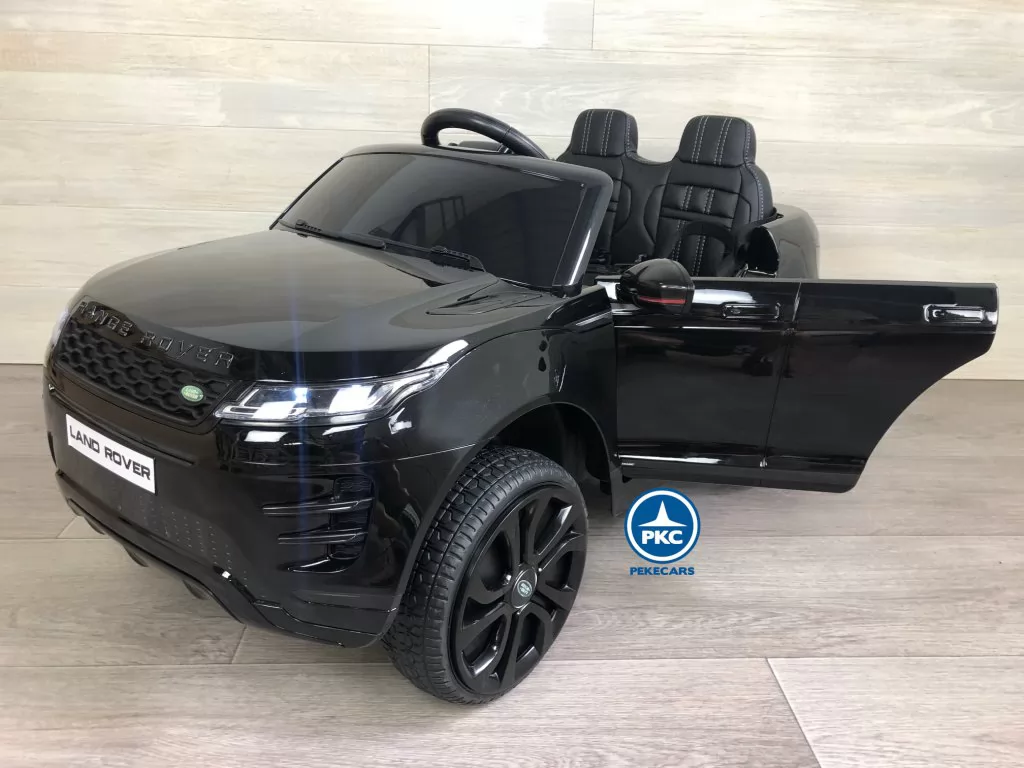 Range Rover Evoque 12V 2.4G Negro Metalizado puerta