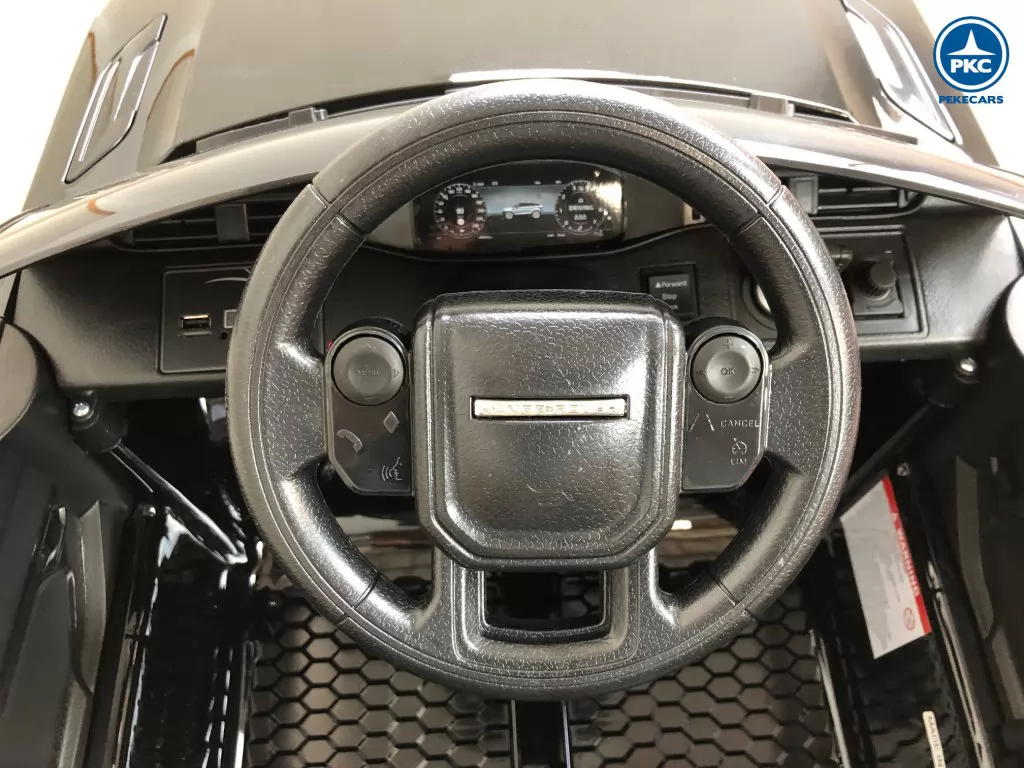 Range Rover Evoque 12V 2.4G Negro Metalizado volante