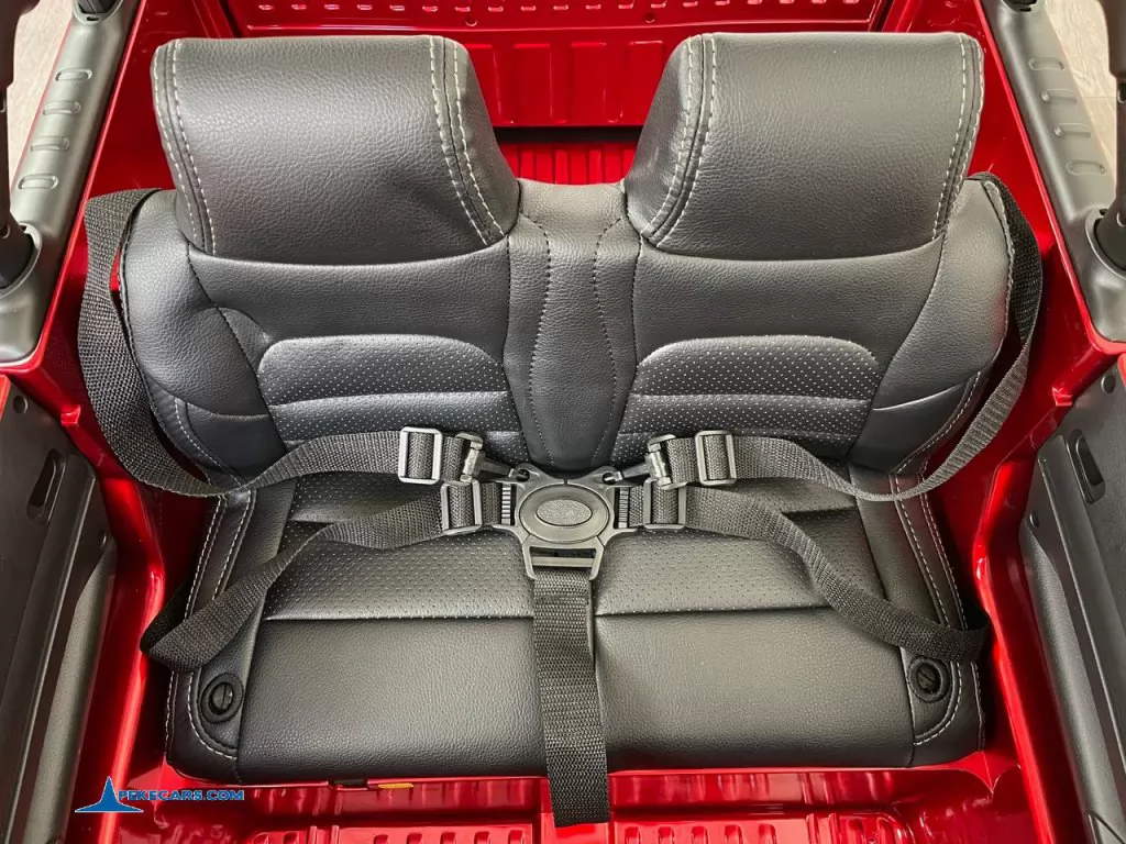 coches teledirigidos toyota hilux mp4 rojo metalizado asientos