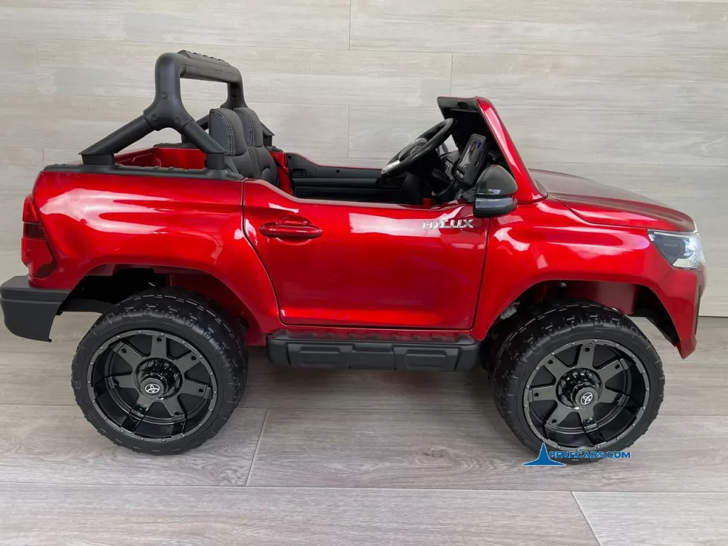 coches teledirigidos toyota hilux mp4 rojo metalizado vista lado derecho