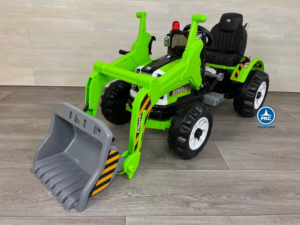 Tractor a batería claas style con pala delantera