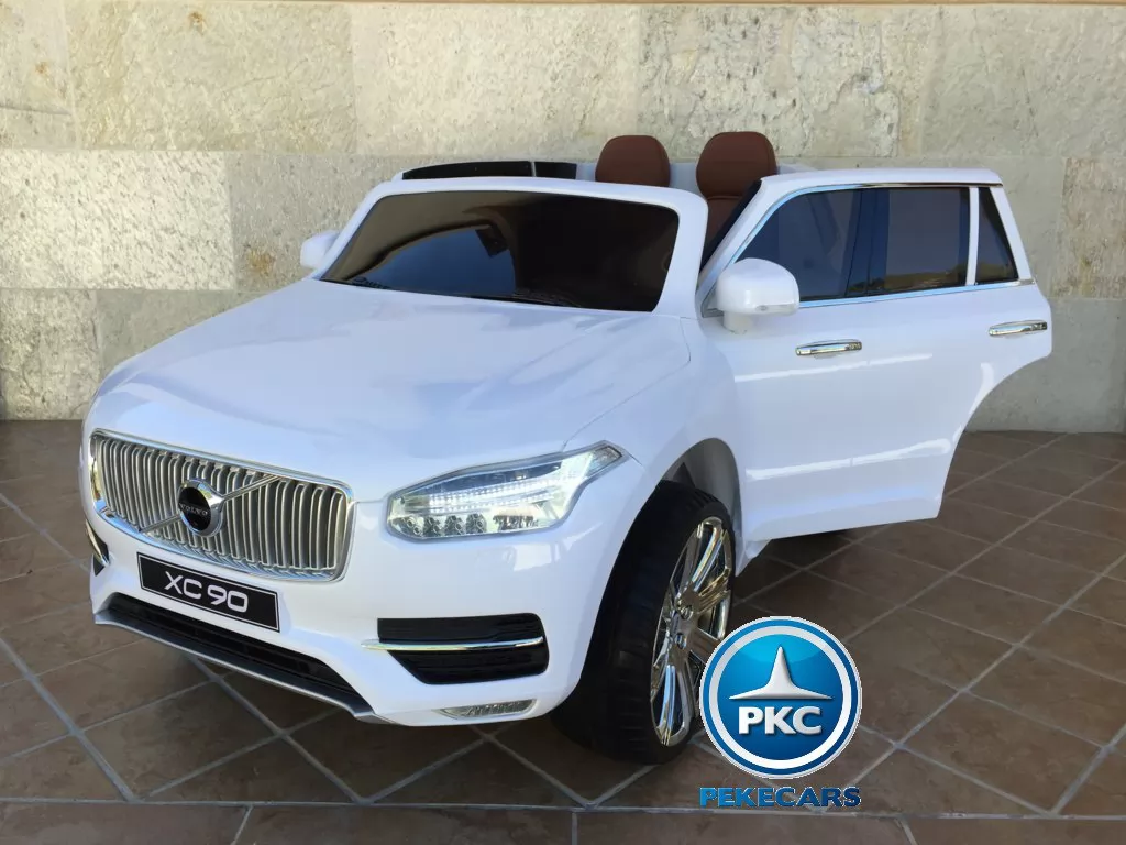 Coche electrico para niños Volvo XC90 Blanco vista principal