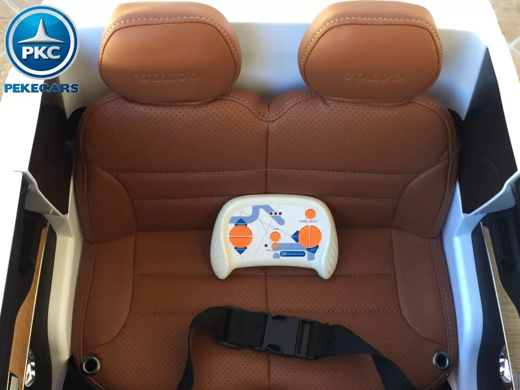 Coche electrico infantil Volvo XC90 Blanco con mando radiocontrol