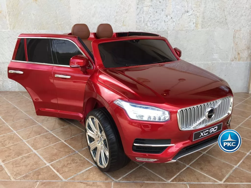 Coche electrico para niños Volvo XC90 Rojo Metalizado con apertura de puertas