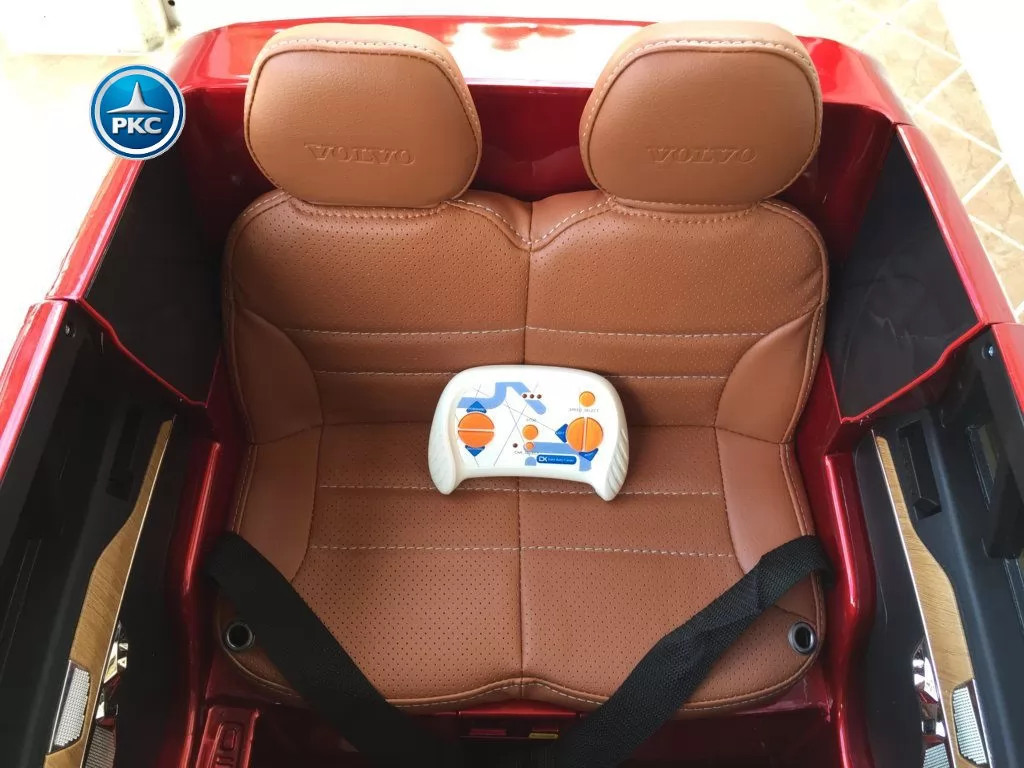 Coche electrico infantil Volvo XC90 Rojo Metalizado con mando radiocontrol