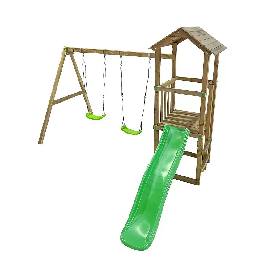 Parque Infantil Carlit M con columpio doble - lateral