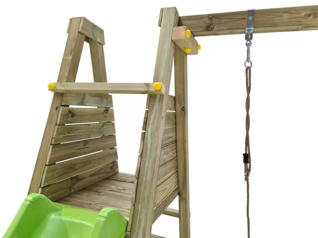 PARQUE INFANTIL LIGNUM CON ASIENTO BEBE - VISTA PLATAFORMA