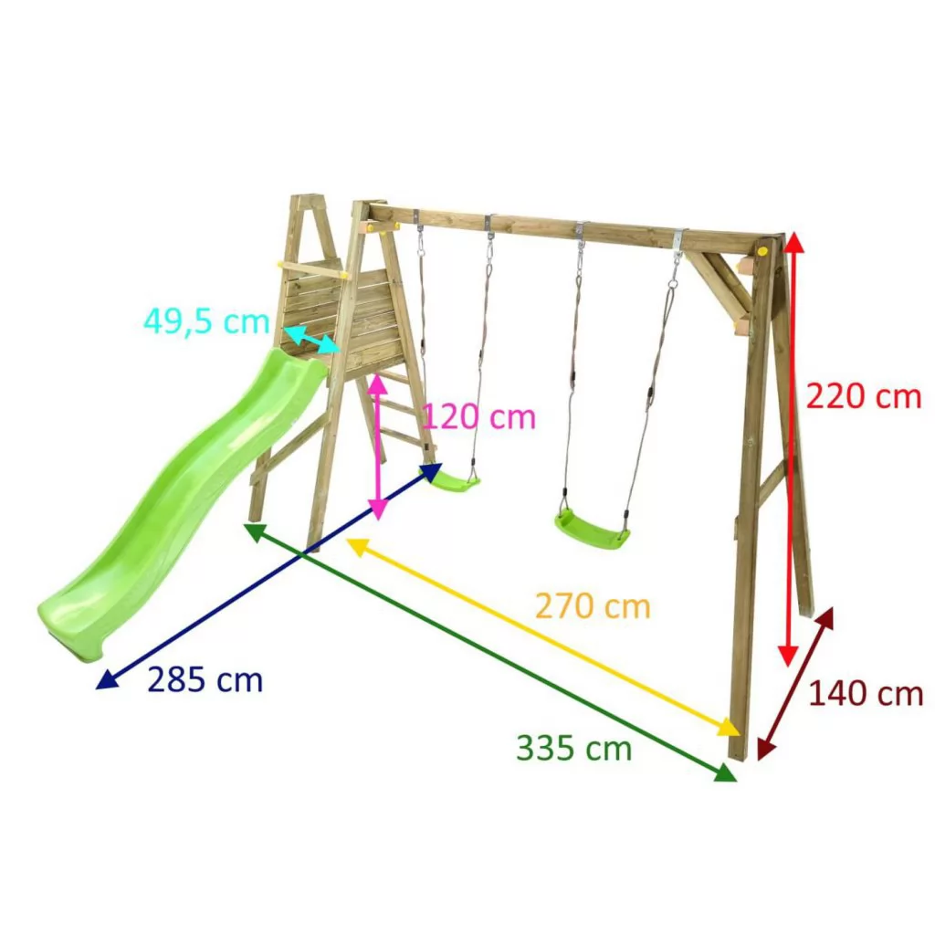 PARQUE INFANTIL LIGNUM - medidas