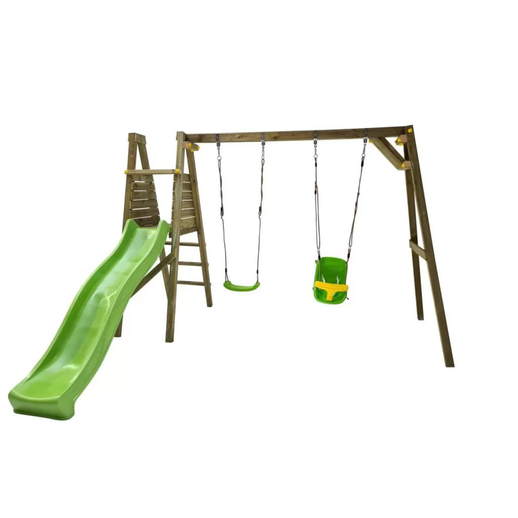 PARQUE INFANTIL LIGNUM CON ASIENTO BEBE - VISTA PARQUE