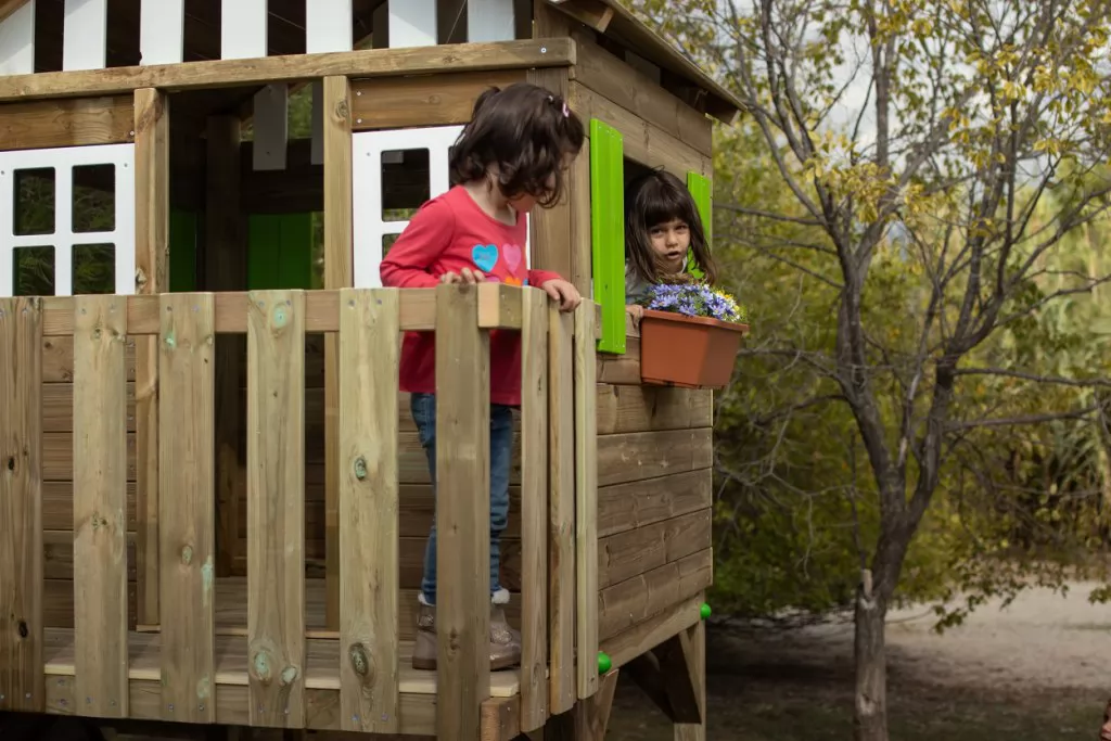 Parque Infantil Lollipop L con columpio doble - vista plataforma