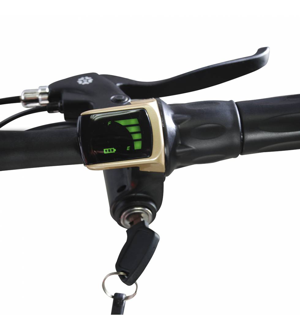 Patinete eléctrico E-Bike S1400W Brushless Blanco medidor