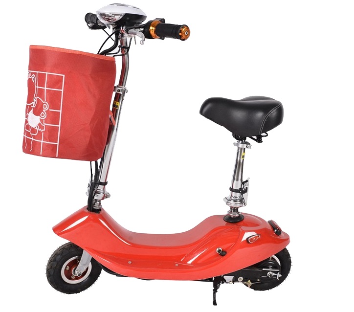 PATINETE ELÉCTRICO 300W ROJO