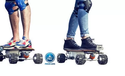SKATEBOARD AIRWHEEL M3 350W 36V NEGRO 2.4G - 13