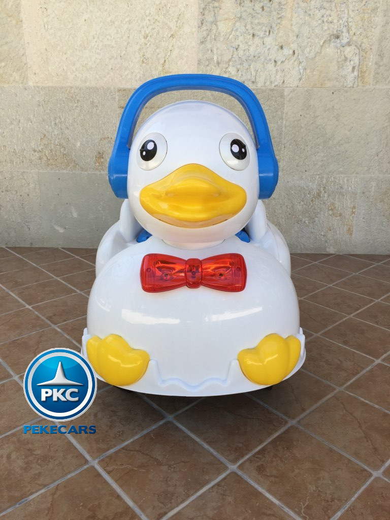 Pato Eléctrico para niños 6V Blanco