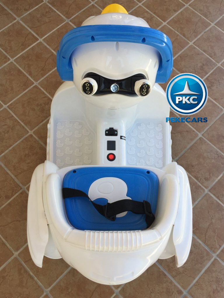 Pato Eléctrico para niños 6V Blanco