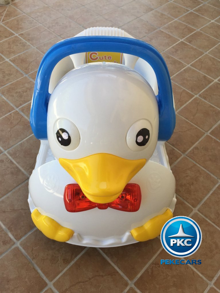 Pato Eléctrico para niños 6V Blanco
