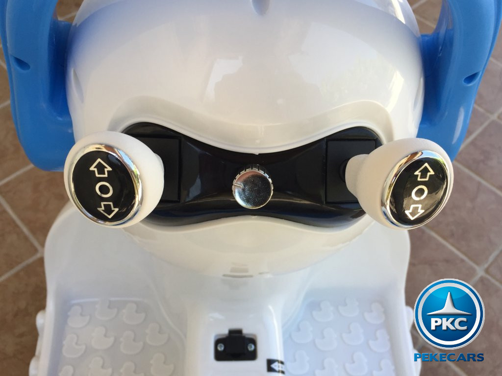 Pato Eléctrico para niños 6V Blanco