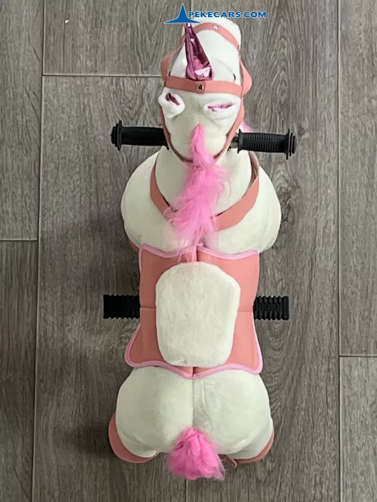 Pekepony unicornio pequeño vista superior