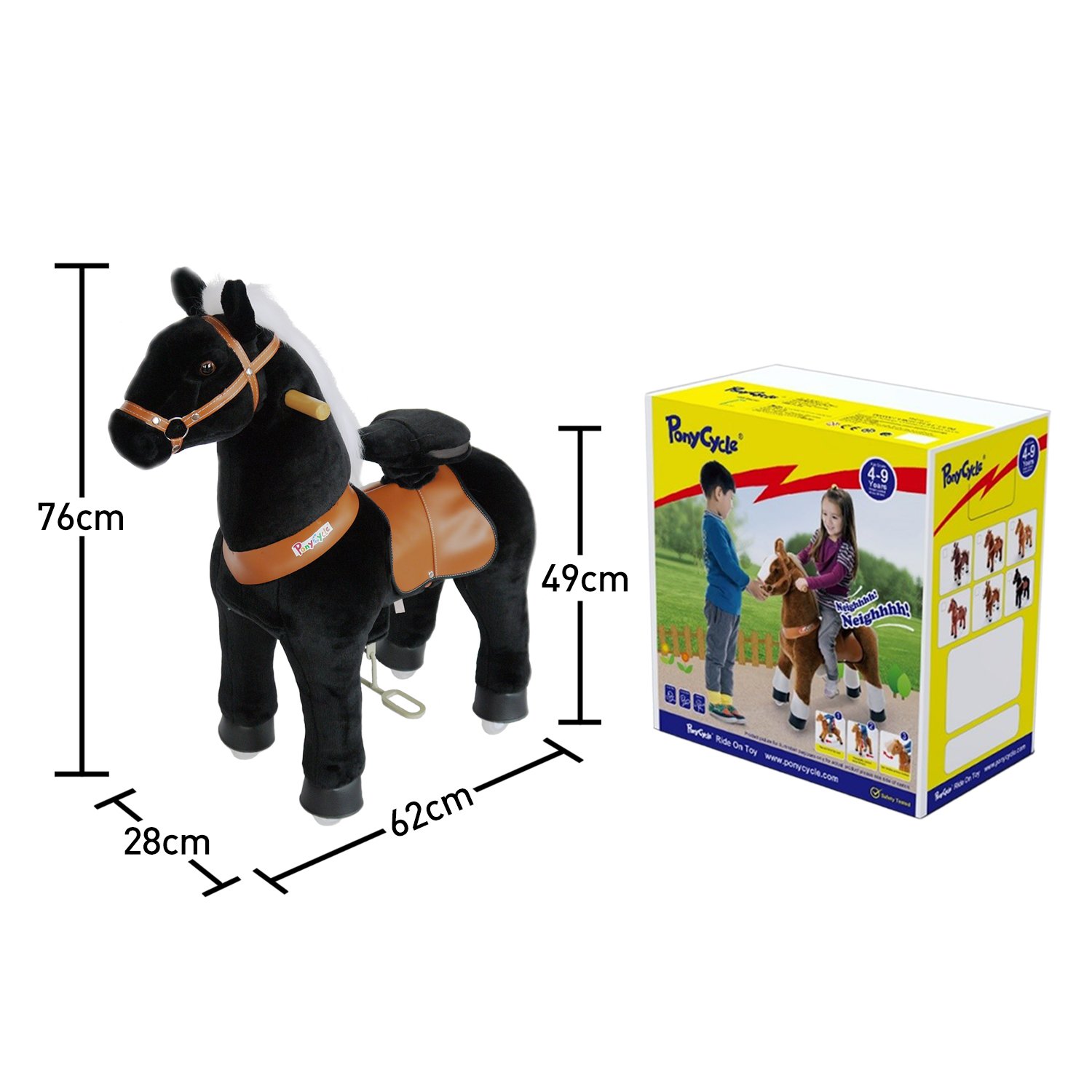 Ponycycle Beauty Furia Negro con Sonidos Pequeño