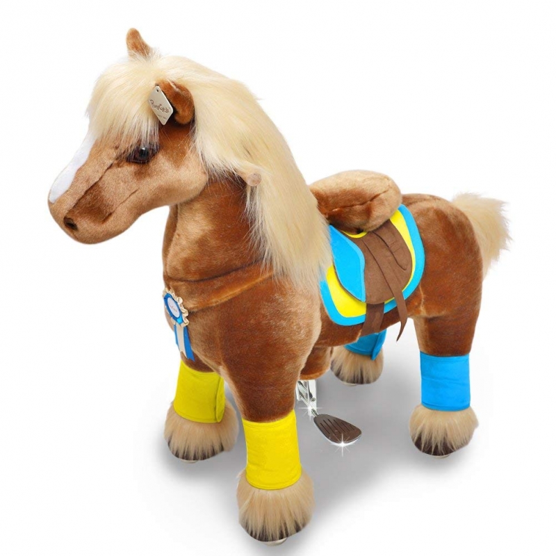 Ponycycle Marron Braun Deluxe Mediano