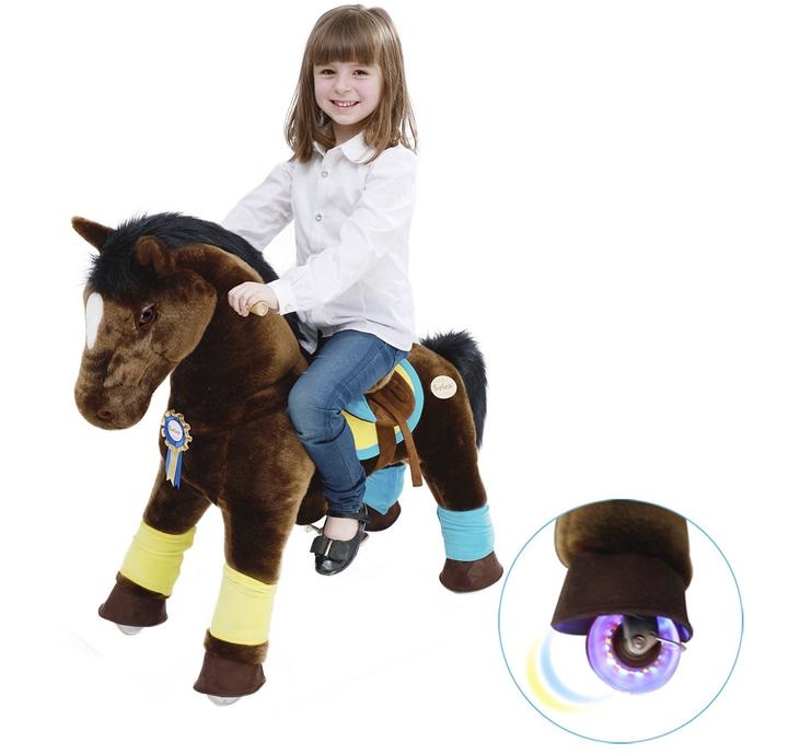 Ponycycle Marron Lucky Deluxe Pequeño
