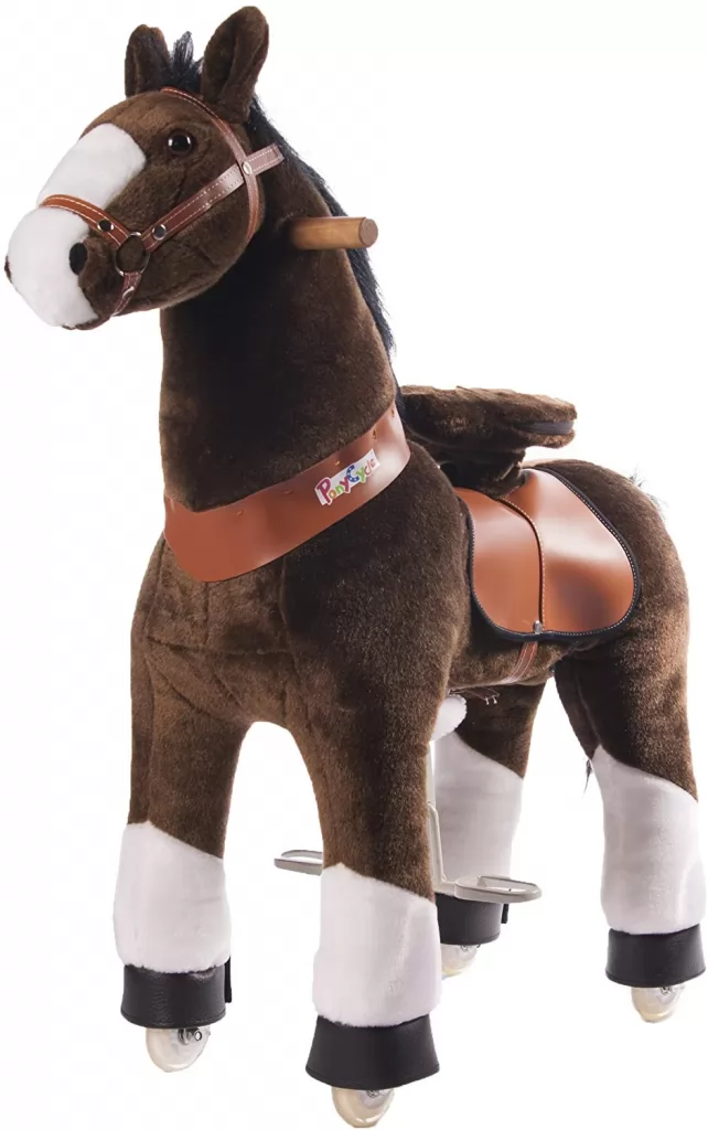 PonyCycle Caballo Marrón Chocolate Profesional Mediano