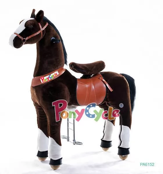 PonyCycle Caballo Marrón Chocolate Grande Profesional