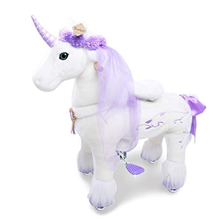 Ponycycle Unicorn blanco Mediano