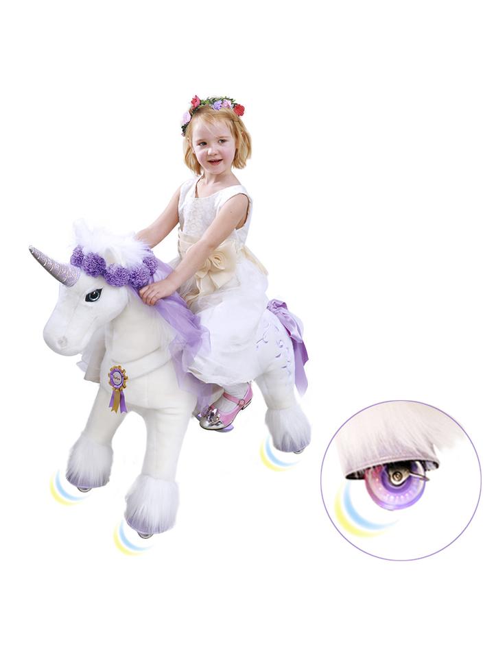 Ponycycle Unicorn blanco Mediano