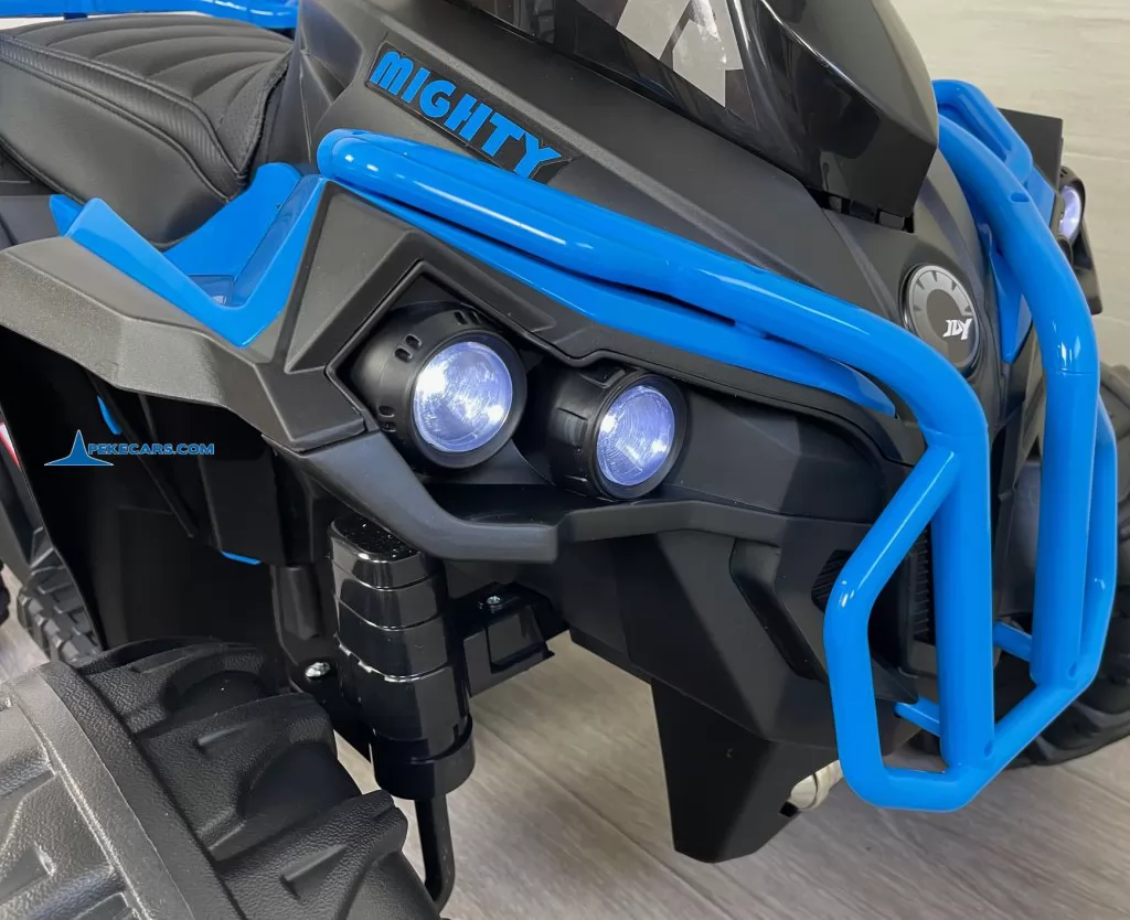 Quad Eléctrico ATR 12V 2.4G Azul luces frontales