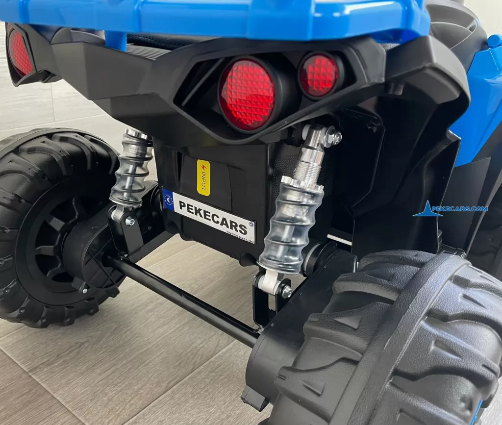 Quad Eléctrico ATR 12V 2.4G Azul luces traseras