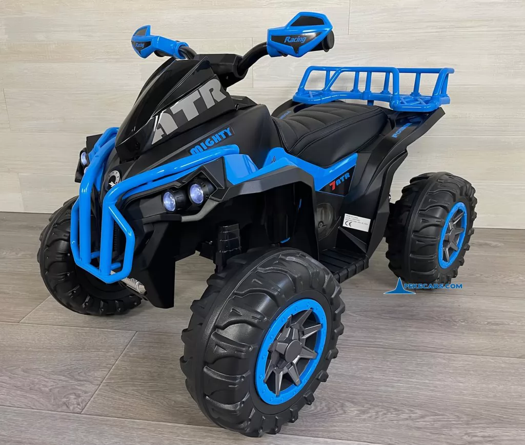 Quad Eléctrico ATR 12V 2.4G Azul lado derecho