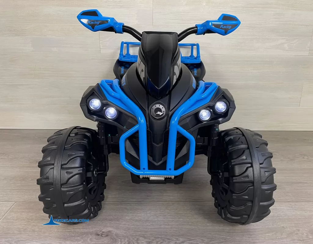 Quad Eléctrico ATR 12V 2.4G Azul vista frontal