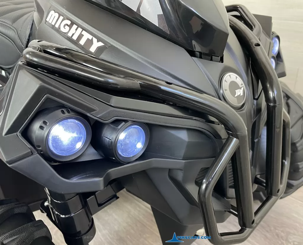 Quad Eléctrico ATR 12V 2.4G Negro luces frontales