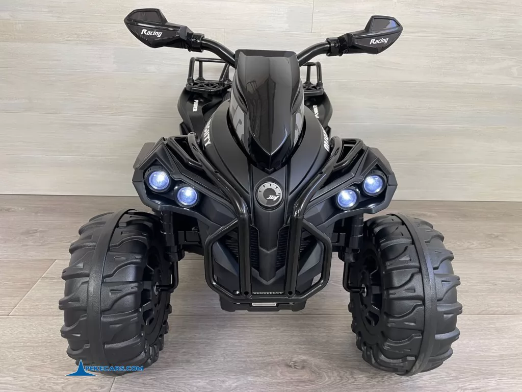Quad Eléctrico ATR 12V 2.4G Negro frontal