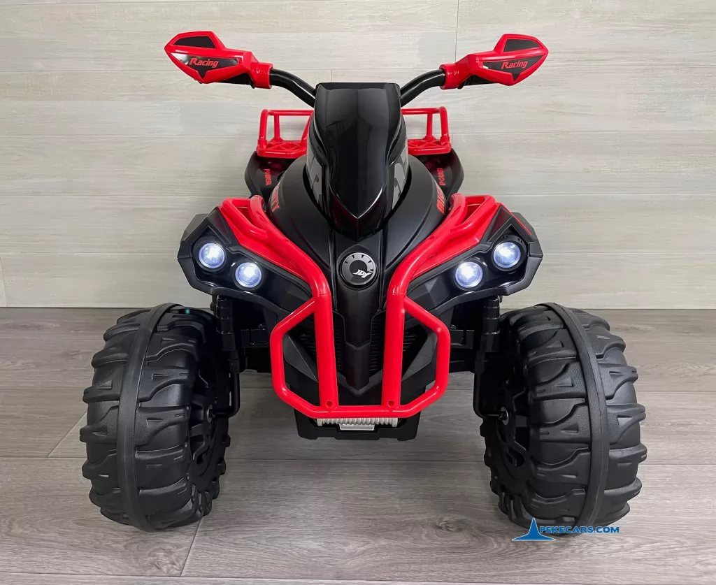 Quad Eléctrico ATR 12V 2.4G Rojo niño vista delante