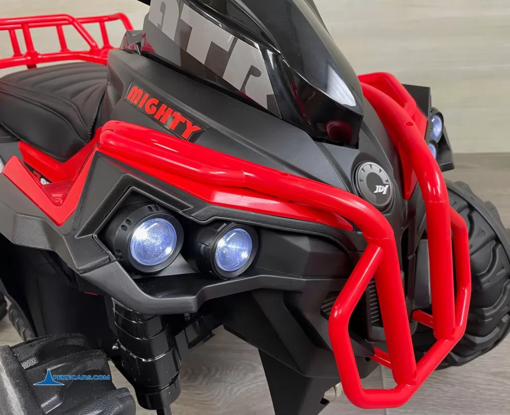 Quad Eléctrico ATR 12V 2.4G Rojo luces frontales