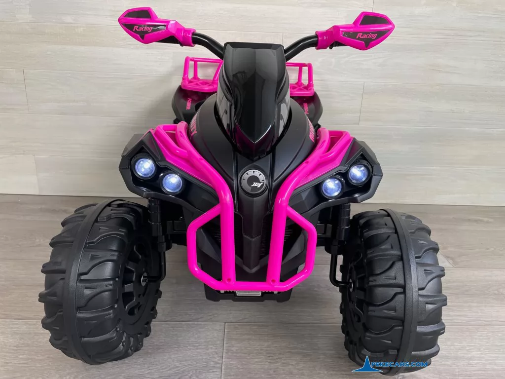 Quad Eléctrico ATR 12V 2.4G Rosa frontal