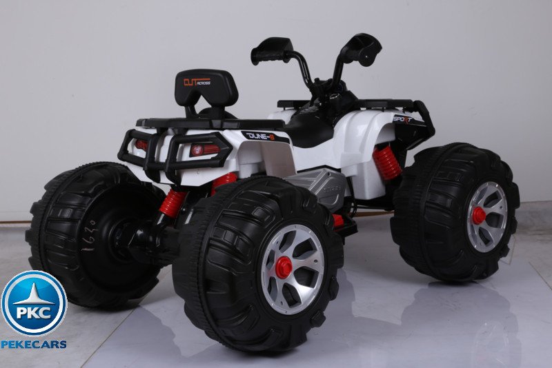 Quad eléctrico infantil big quad 24v blanco