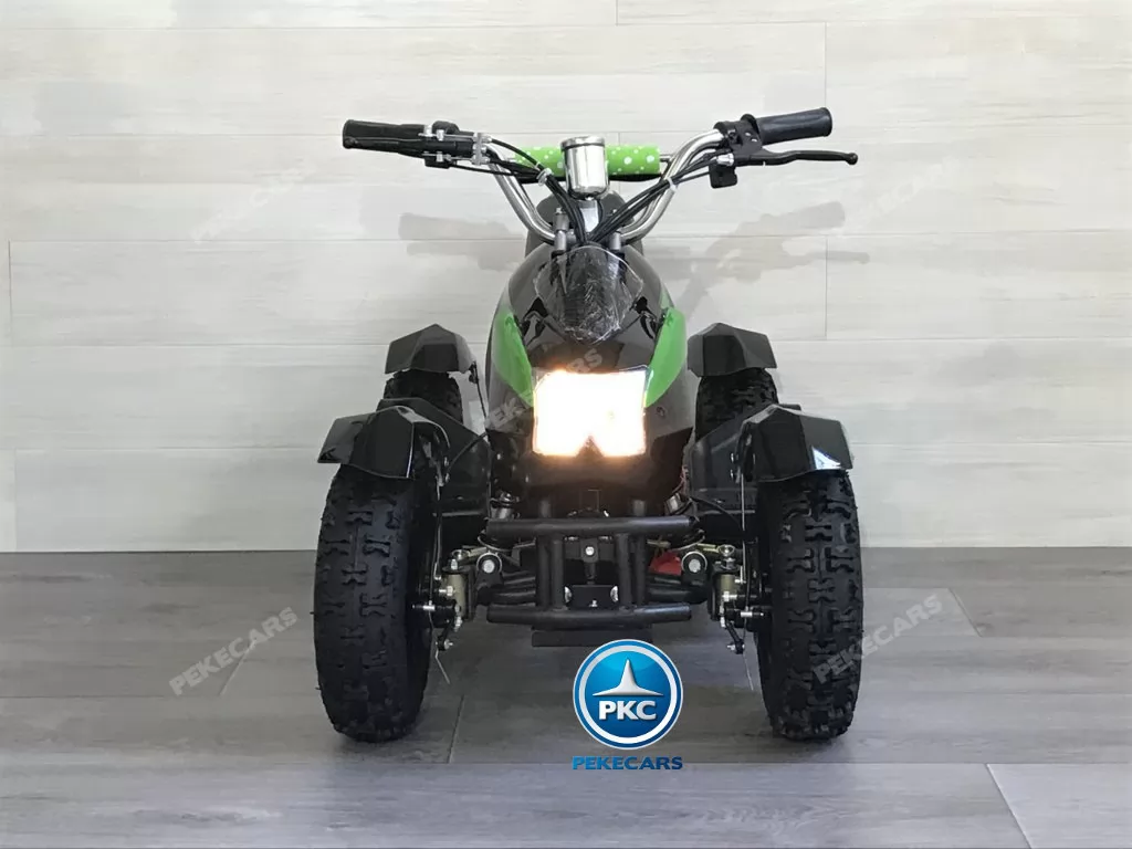 Quad Cobra 36V 800W Verde vista frontal