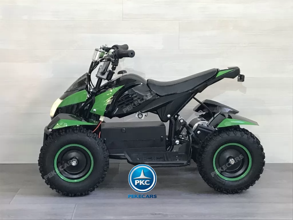 Quad Cobra 36V 800W Verde lateral