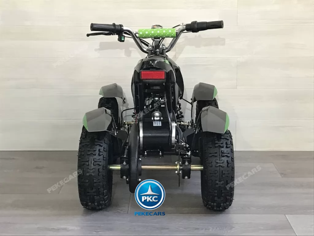 Quad Cobra 36V 800W Verde vista trasera