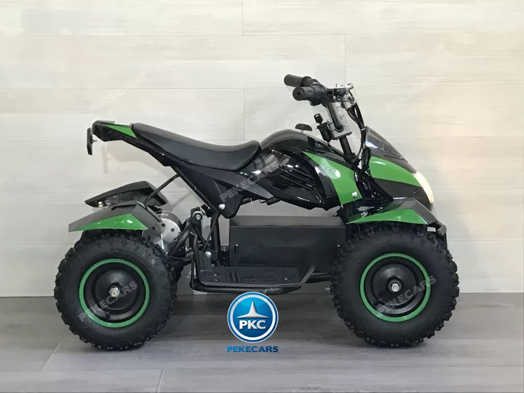 Quad Cobra 36V 800W Verde de lado
